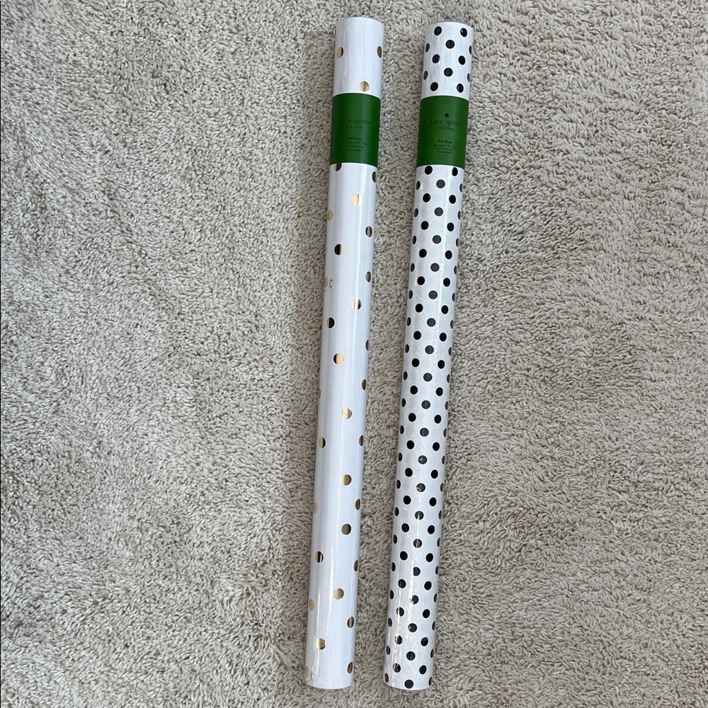 NEW Kate Spade New York Wrapping Paper Rolls - 2 Pack - Picture 4 of 12
